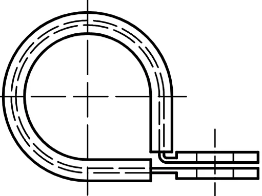 DIN 3016 D1 kauçuk kapaklı kelepçeler