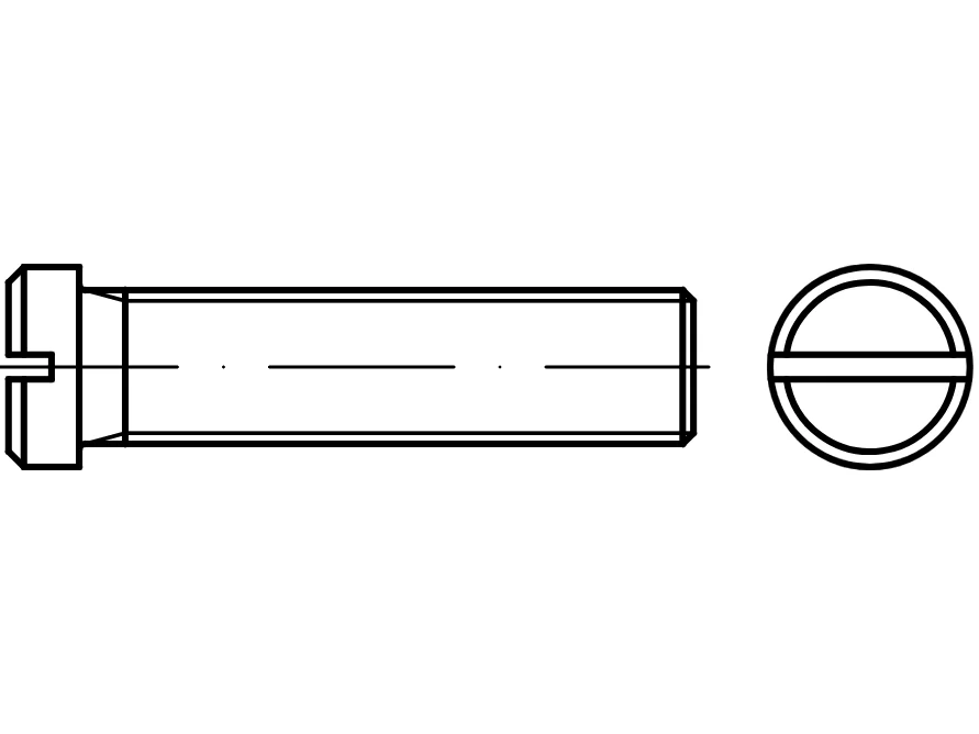 DIN 920 / PN 82281 küçültülmüş silindir başlı vidalar