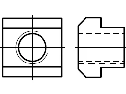 DIN 508 / ISO 299 / PN 61275 T-somunları