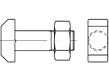 DIN 261 / PN 82424 çekiç vidaları