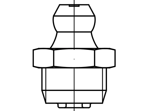 DIN 71412A / PN 86002 düz konik başlı bilyalı gres memeleri