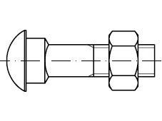 DIN5903 yuvarlak başlı vidalar